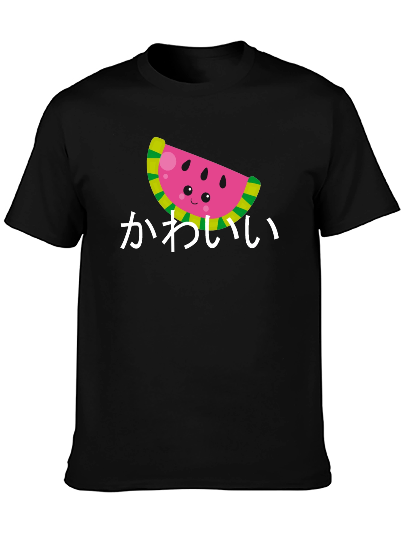 Kawaii Watermelon Graphic T-Shirt