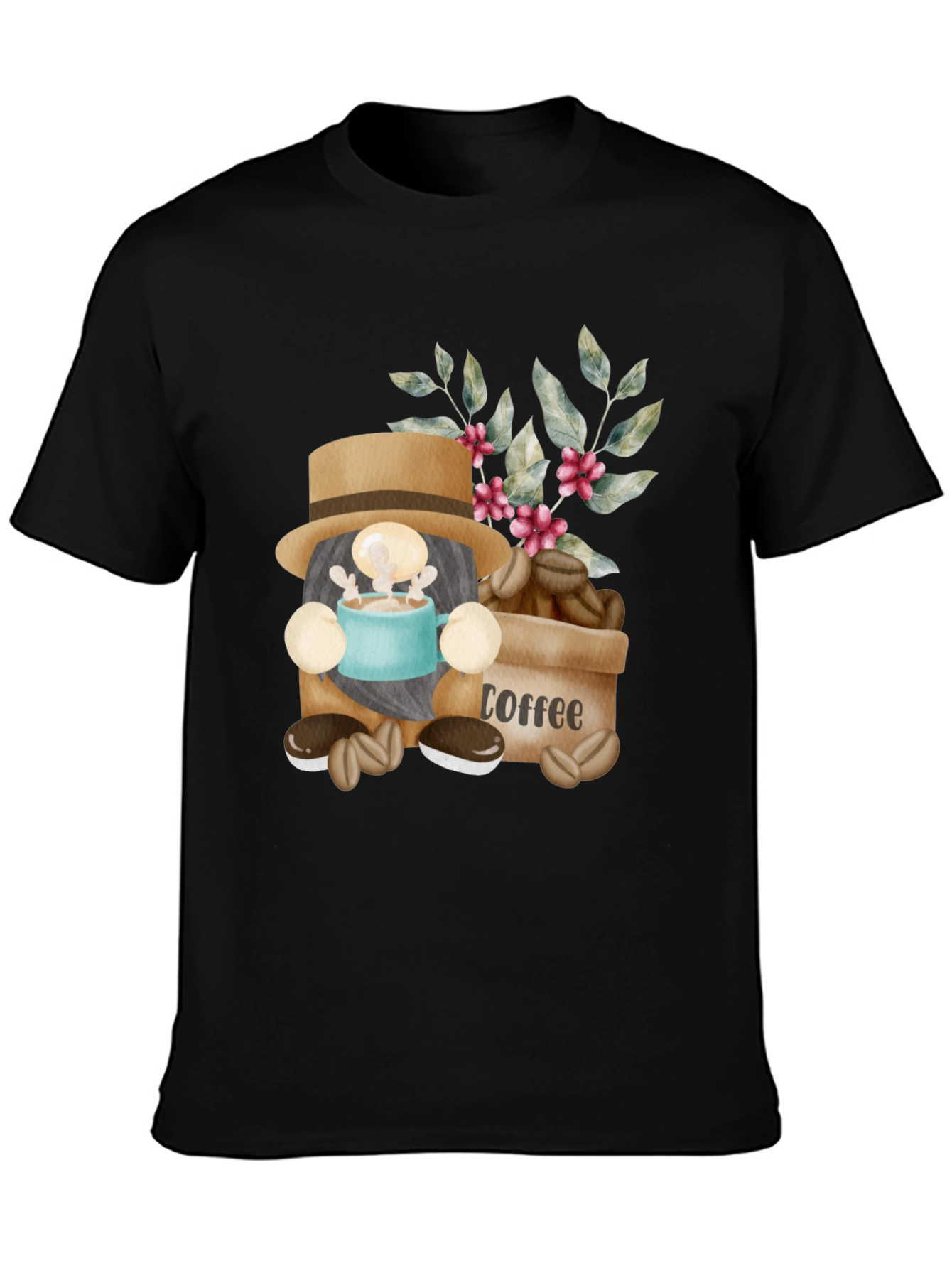 Coffee Gnome T-Shirt - Funny Coffee Lover Tee