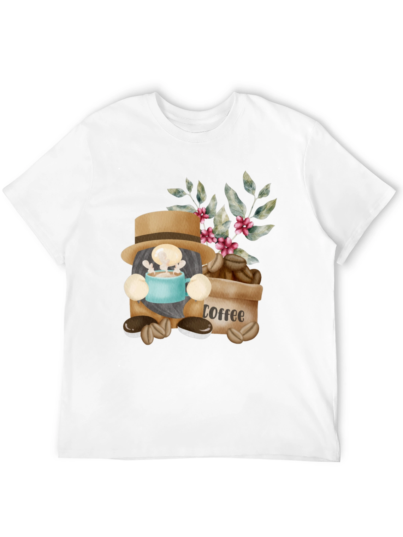 Coffee Gnome T-Shirt - Funny Coffee Lover Tee