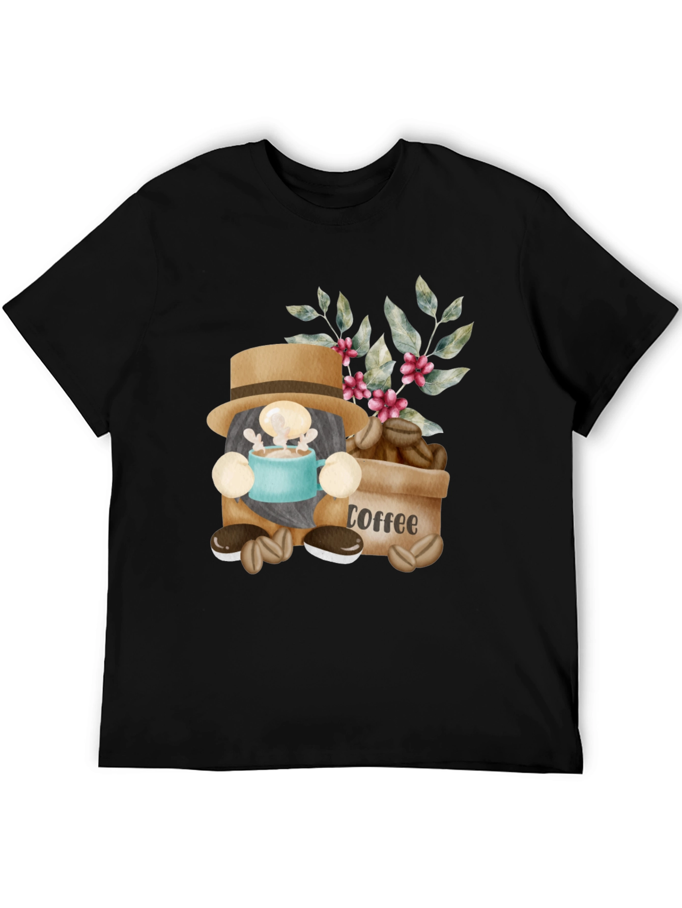 Coffee Gnome T-Shirt - Funny Coffee Lover Tee
