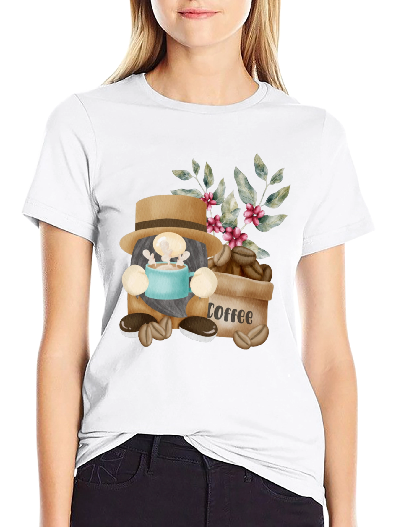 Coffee Gnome T-Shirt - Funny Coffee Lover Tee