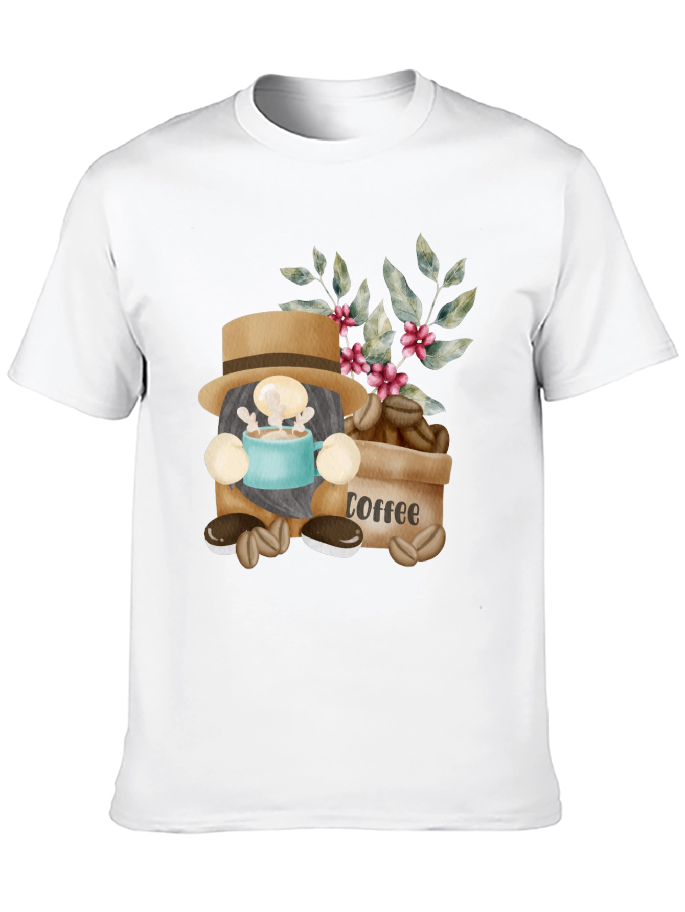Coffee Gnome T-Shirt - Funny Coffee Lover Tee