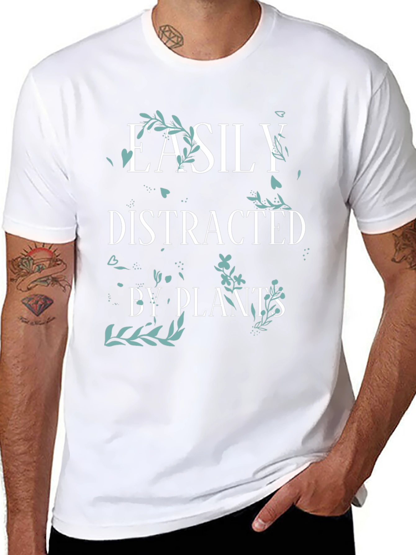 Easily Distracted by Plants Graphic Tee