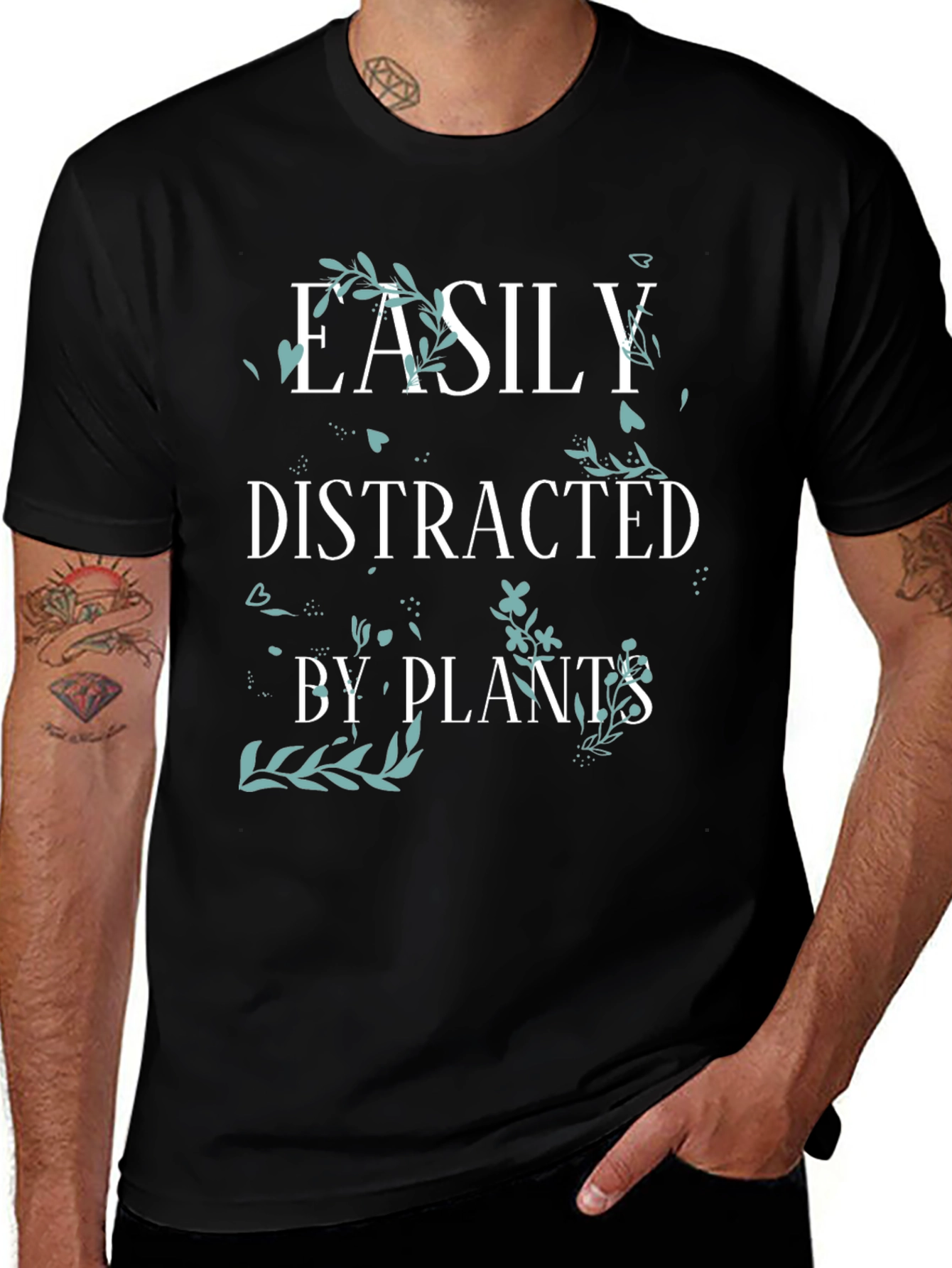 Easily Distracted by Plants Graphic Tee