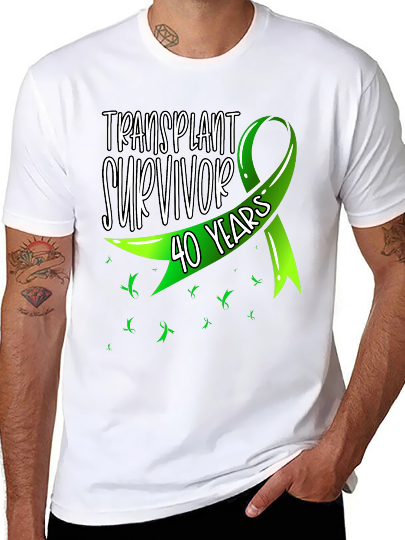 Transplant Survivor 40 Years T-Shirt