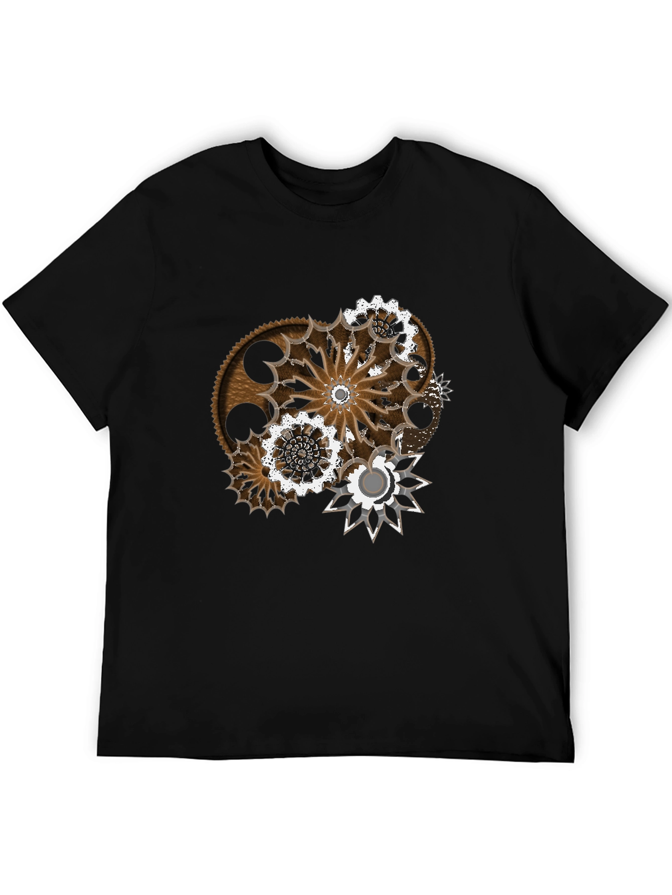 Steampunk Gear Graphic T-Shirt - Unique Design
