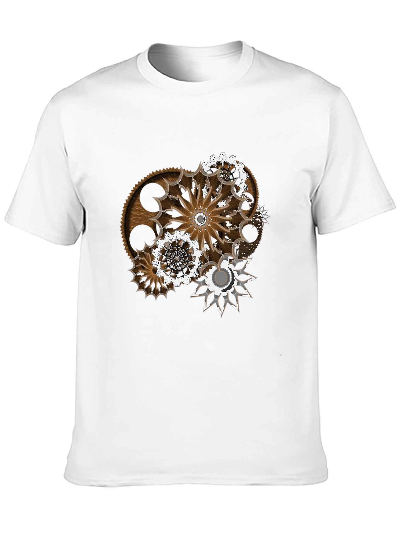 Steampunk Gear Graphic T-Shirt - Unique Design
