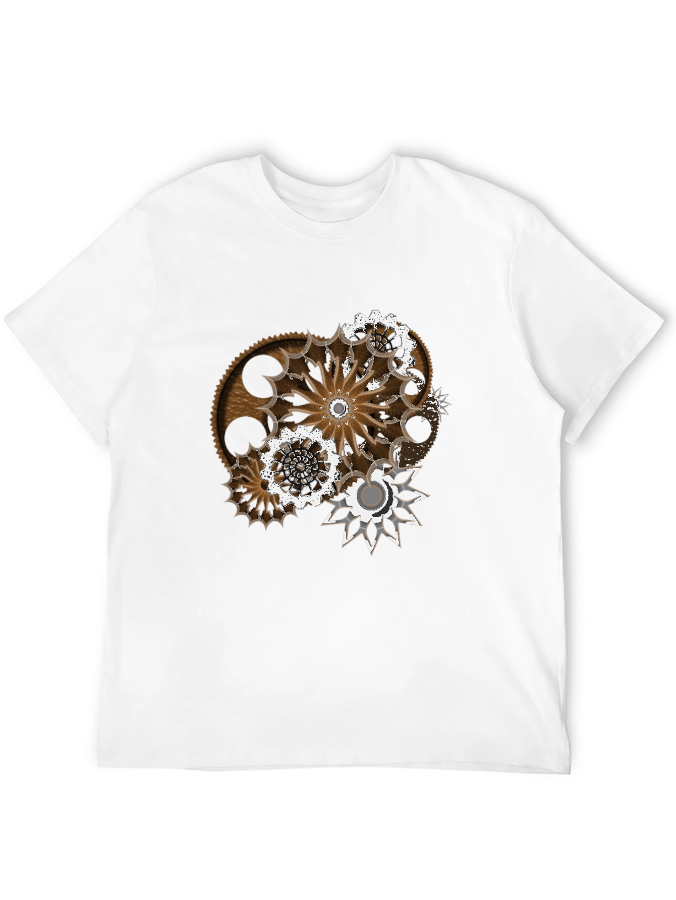 Steampunk Gear Graphic T-Shirt - Unique Design