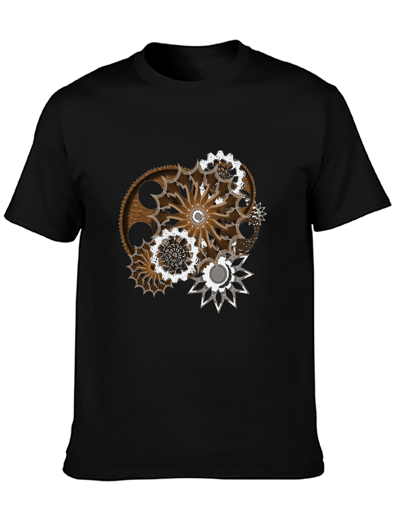 Steampunk Gear Graphic T-Shirt - Unique Design