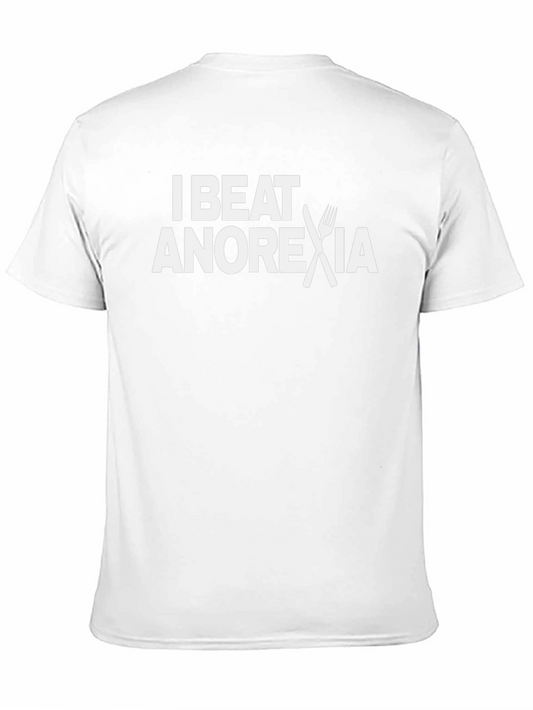 I Beat Anorexia T-Shirt - Eating Disorder Awareness