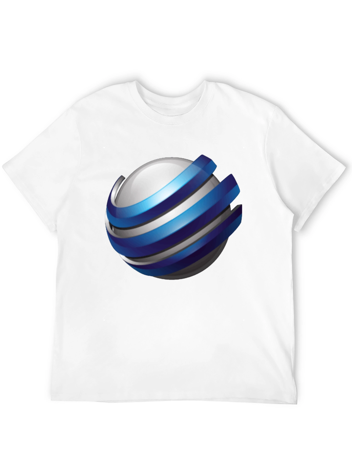 Sphere Logo Black T-Shirt - Modern Graphic Tee