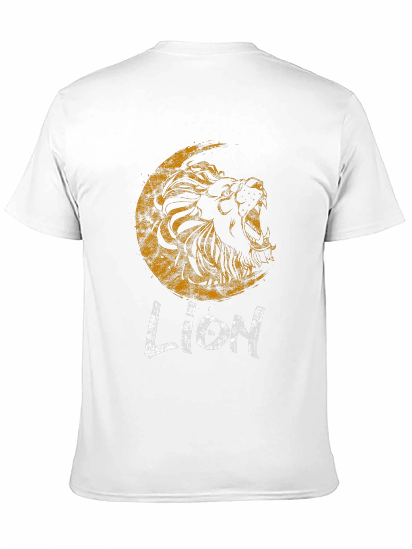 Roaring Lion Graphic Print Black T-Shirt