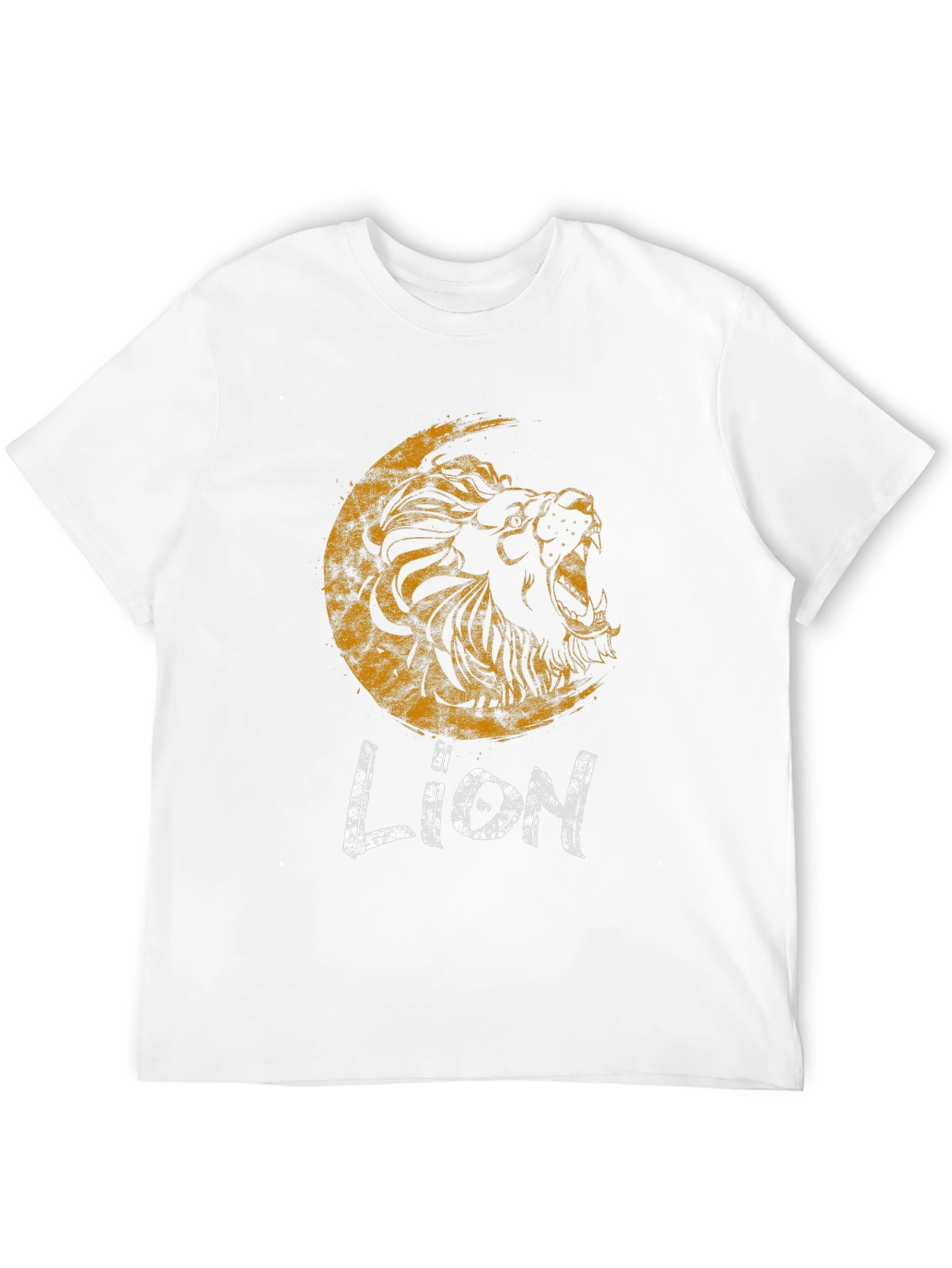 Roaring Lion Graphic Print Black T-Shirt