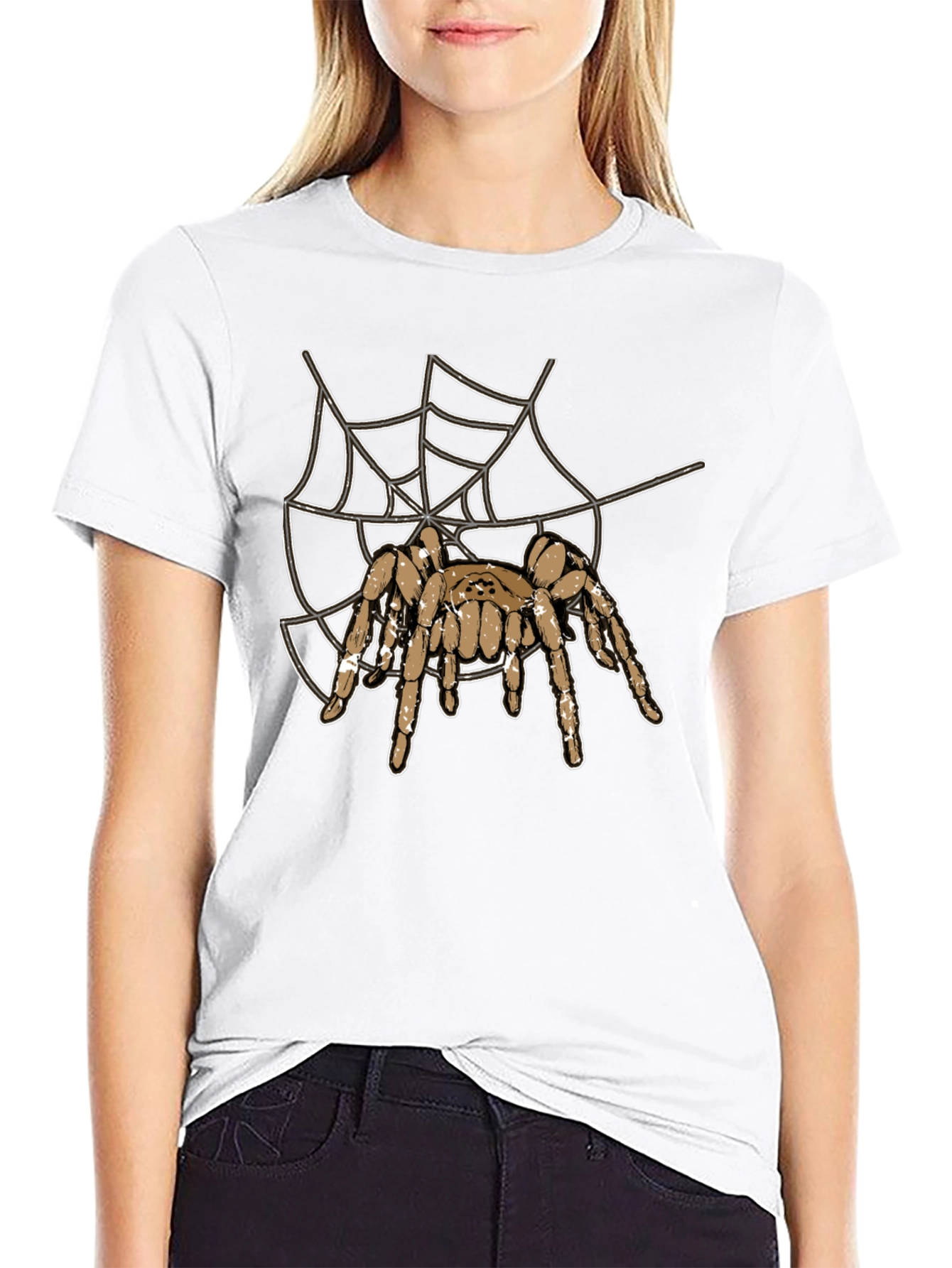 Spider Web Graphic T-Shirt - Halloween Special