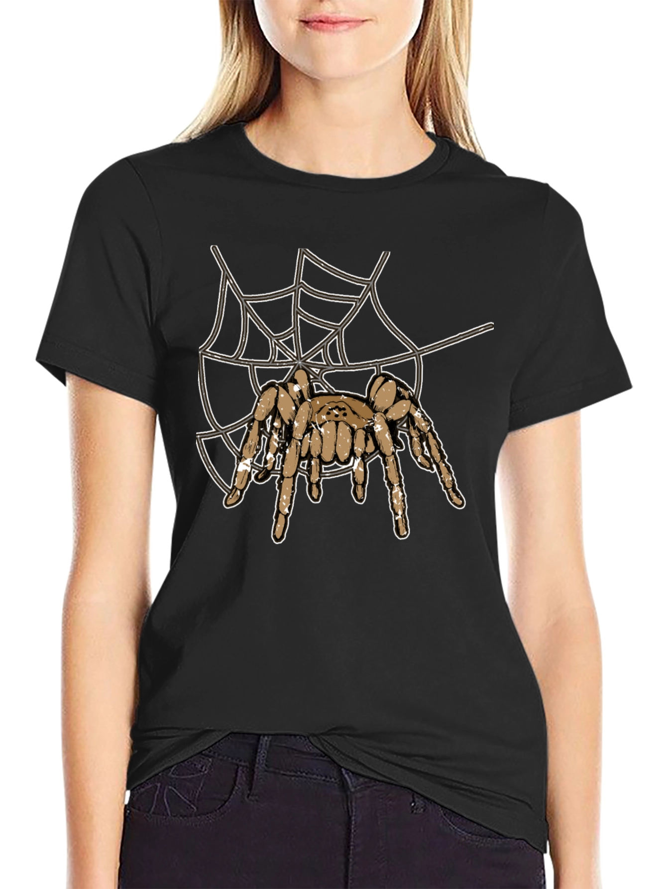 Spider Web Graphic T-Shirt - Halloween Special