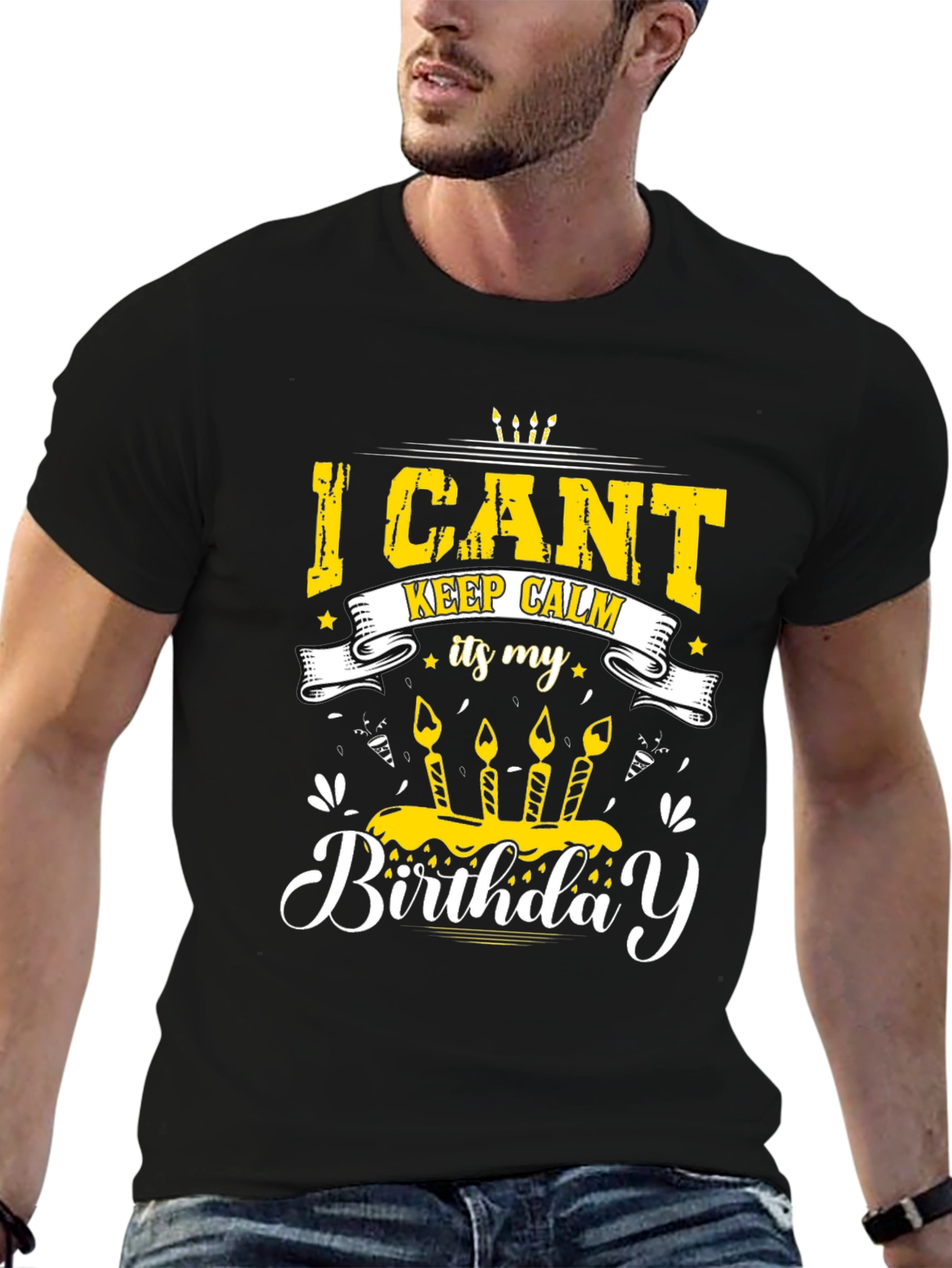Birthday T-Shirt - I Cant Keep Calm