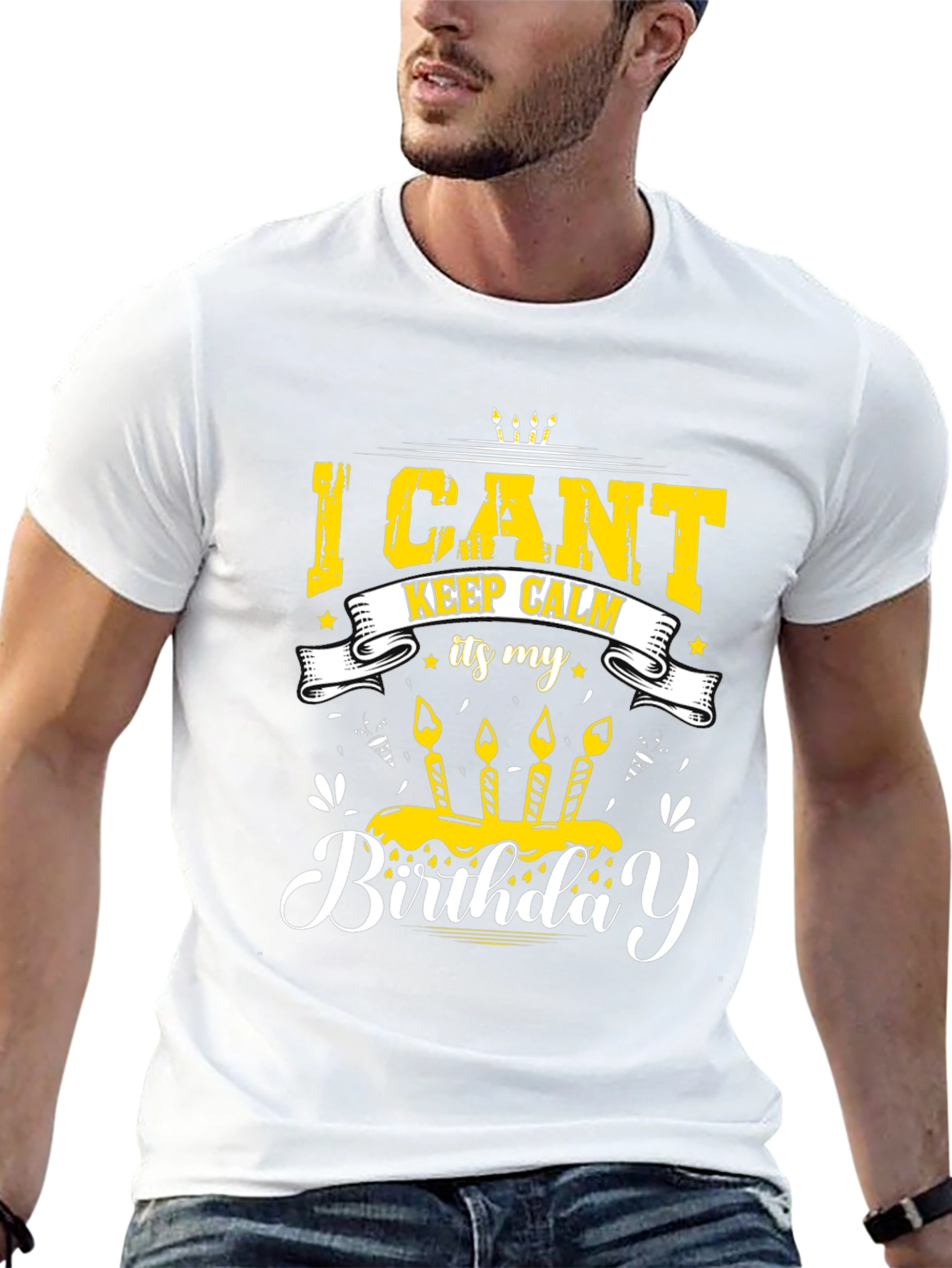 Birthday T-Shirt - I Cant Keep Calm