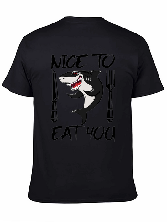 Nice to Eat You Shark Graphic Tee