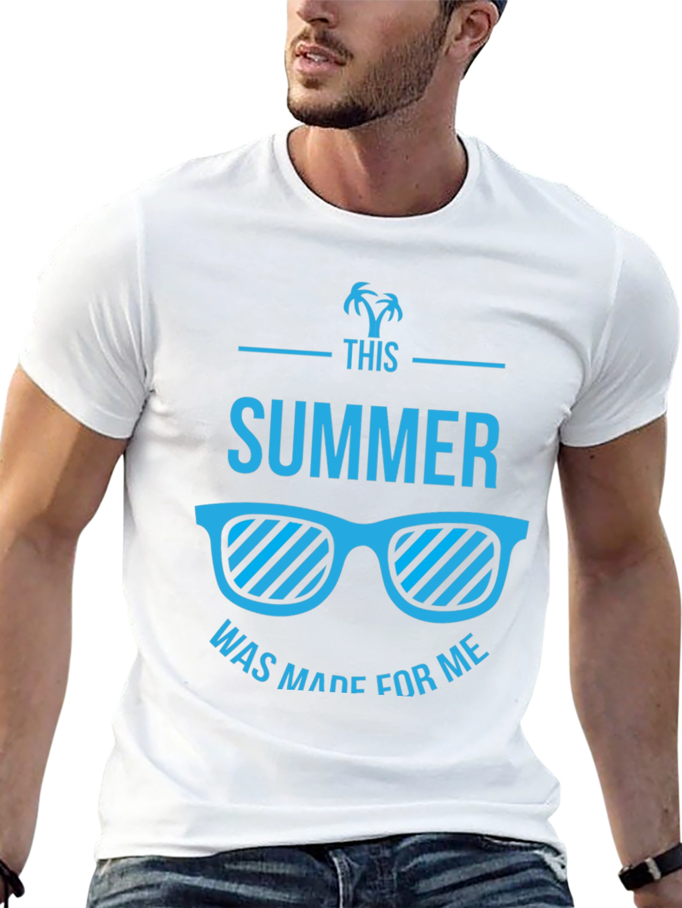 Summer Vibes T-Shirt - Sunglasses Design