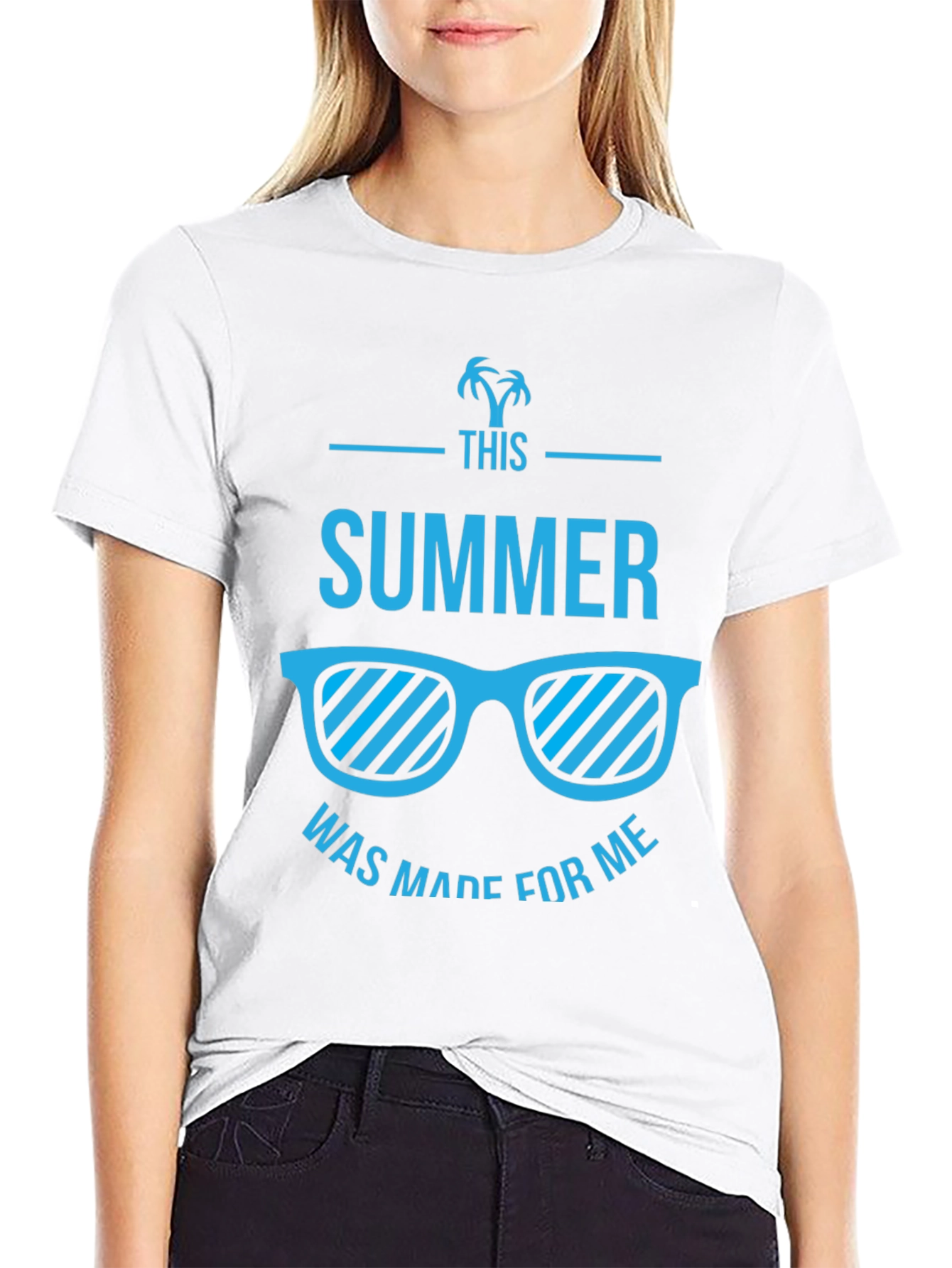 Summer Vibes T-Shirt - Sunglasses Design