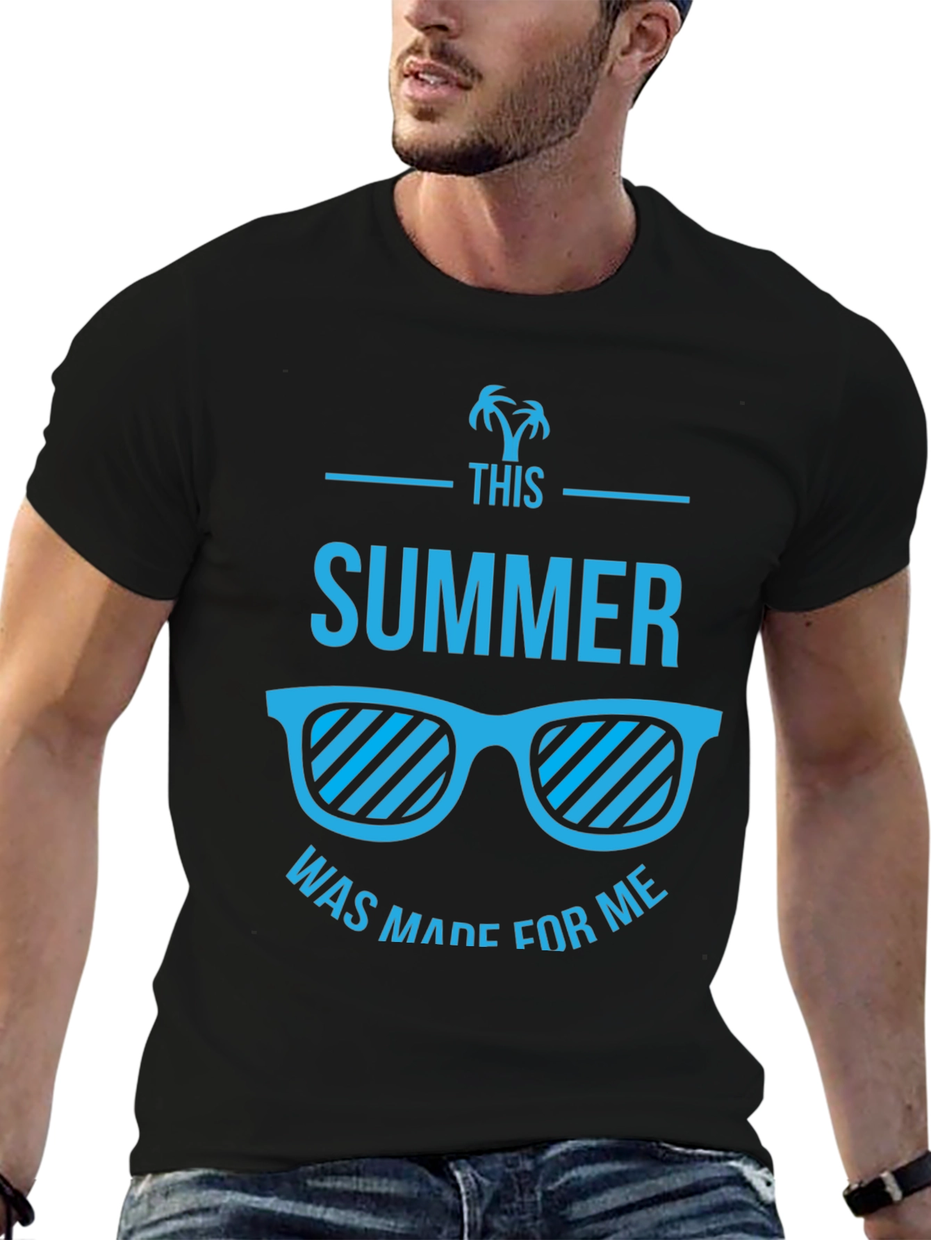 Summer Vibes T-Shirt - Sunglasses Design