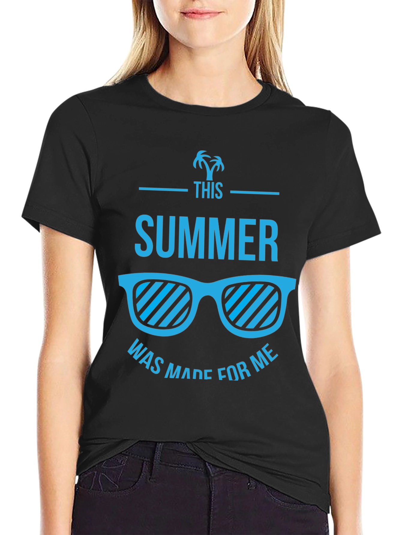 Summer Vibes T-Shirt - Sunglasses Design