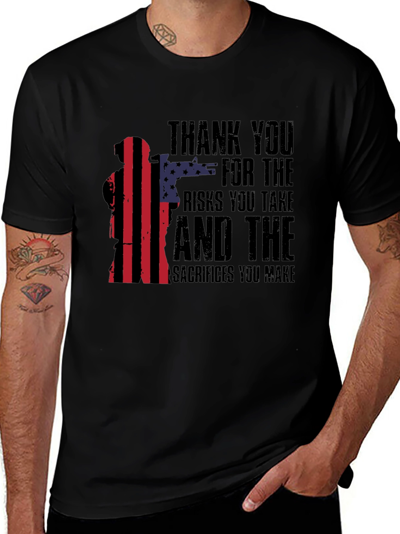 Patriotic Thank You T-Shirt