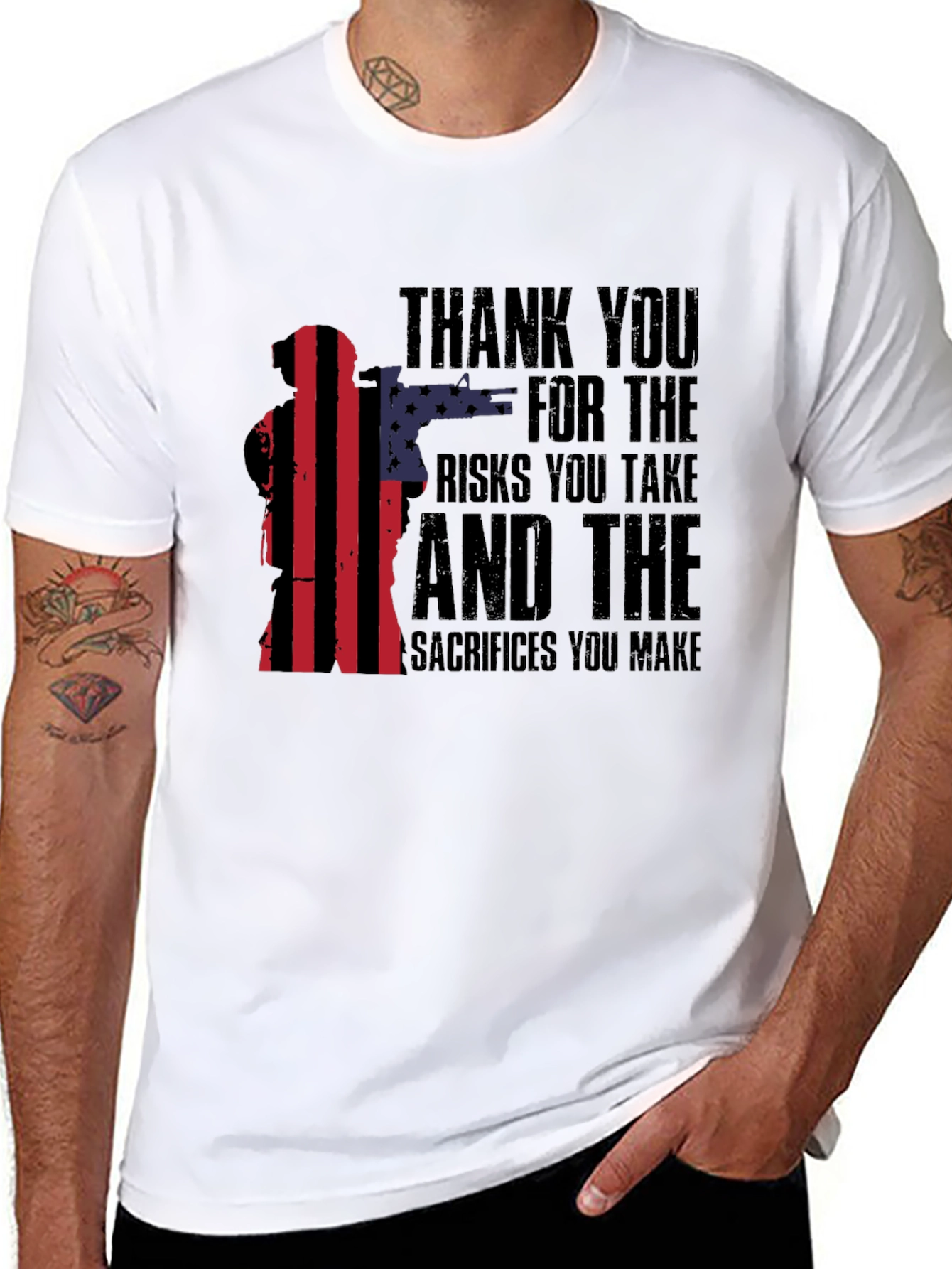 Patriotic Thank You T-Shirt