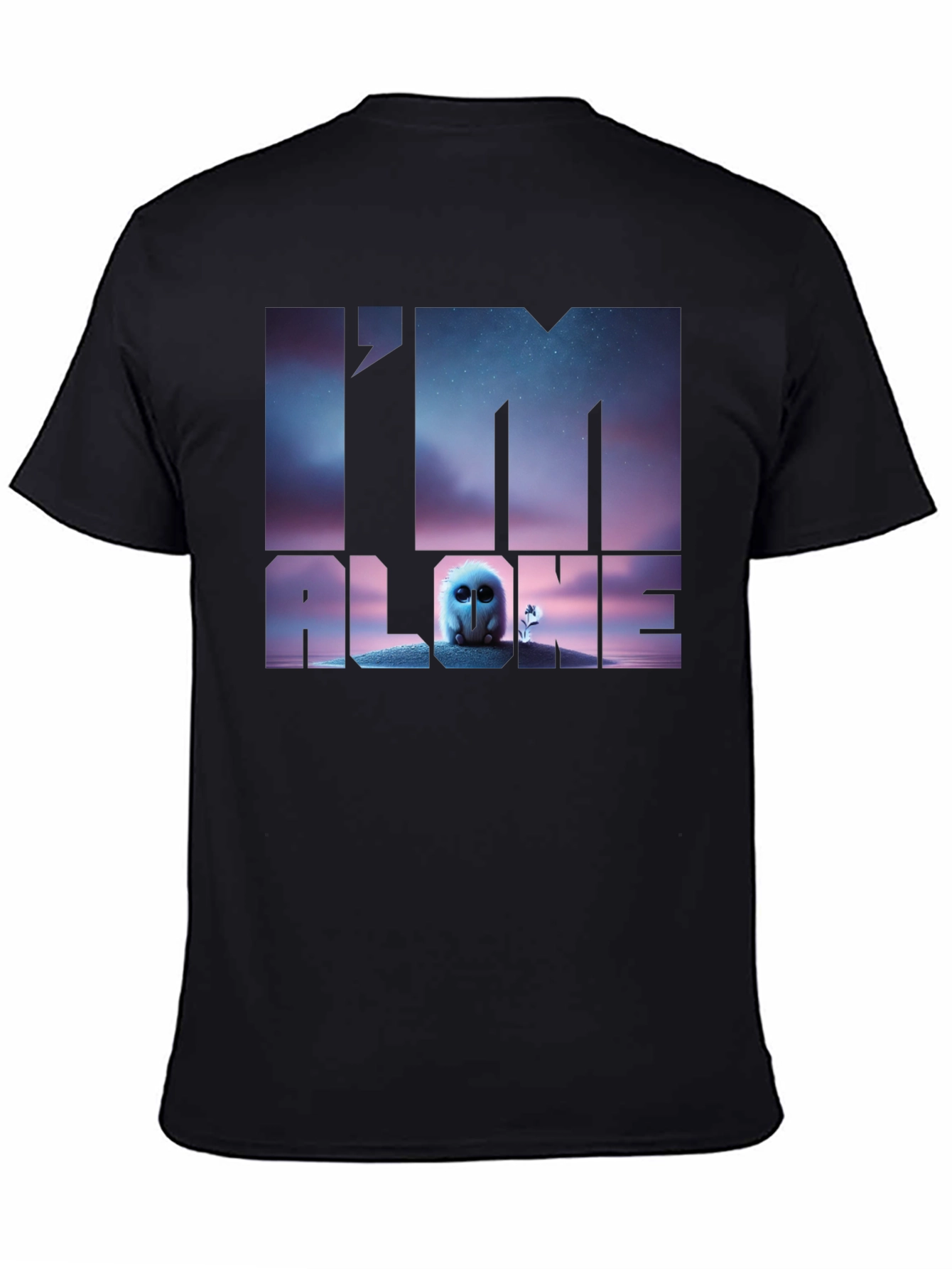 Im Alone Graphic T-Shirt - Black