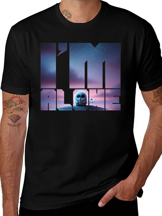 Im Alone Graphic T-Shirt - Black