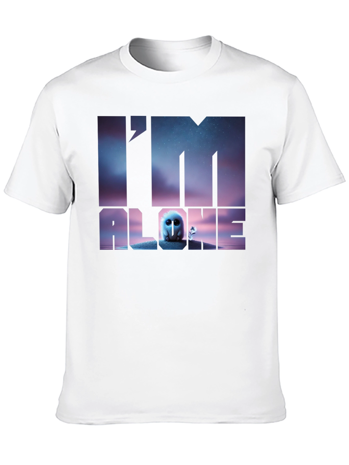 Im Alone Graphic T-Shirt - Black