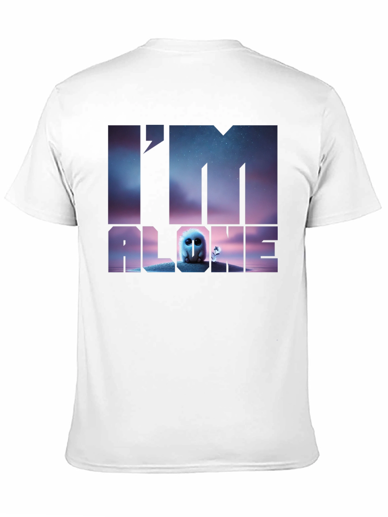 Im Alone Graphic T-Shirt - Black