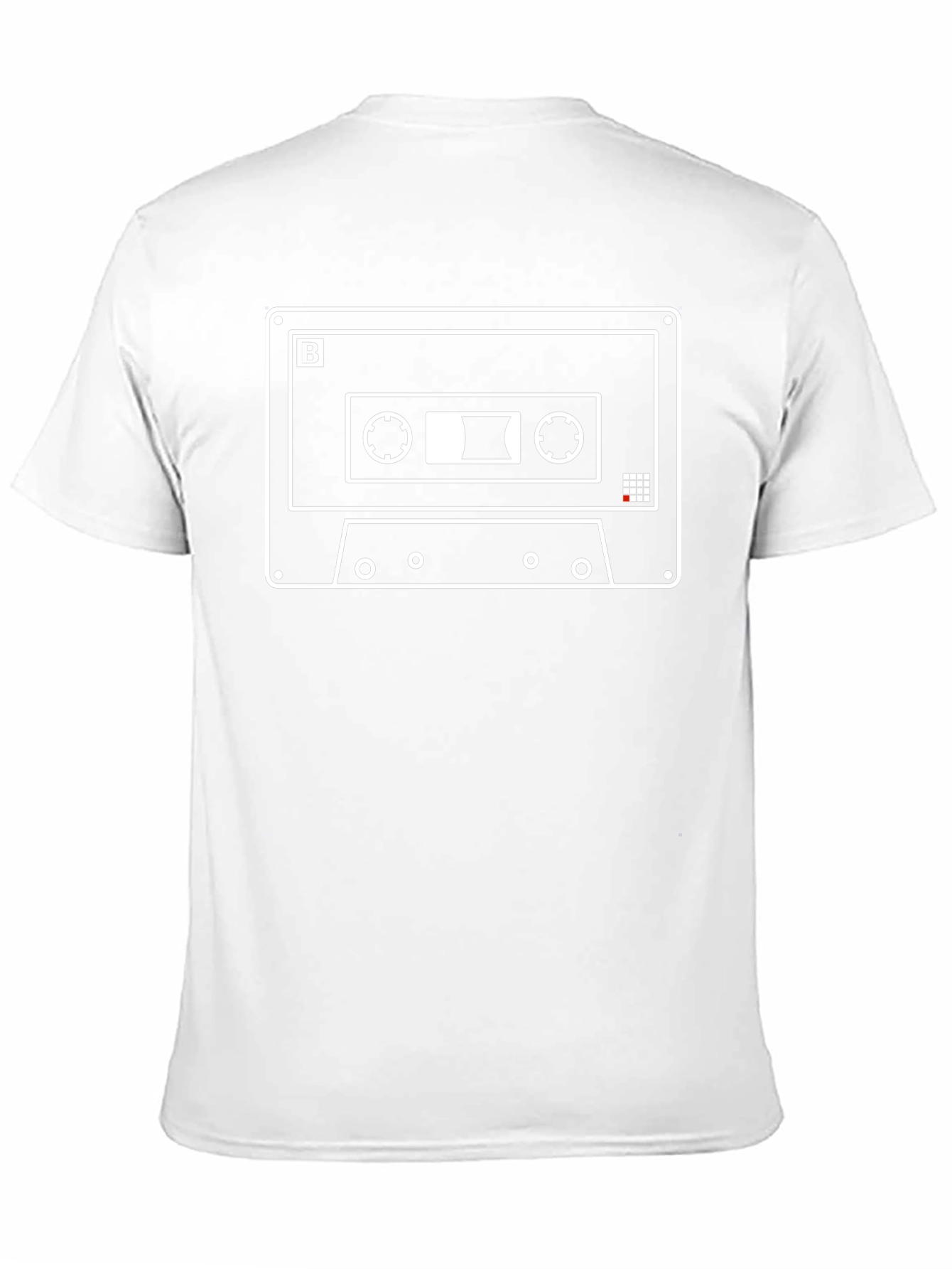 Retro Cassette Tape Graphic Tee - Classic Audio Design