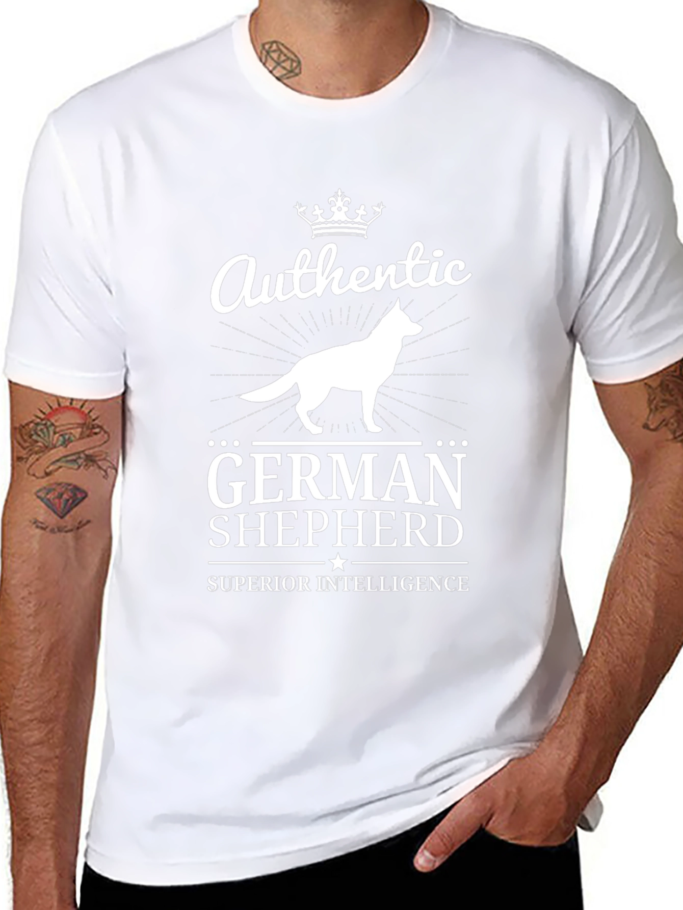 Authentic German Shepherd T-Shirt - Superior Intelligence