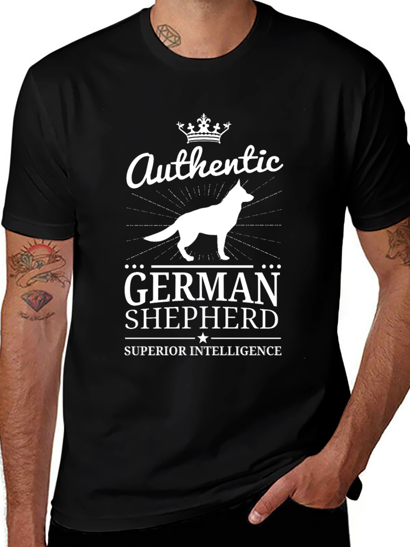 Authentic German Shepherd T-Shirt - Superior Intelligence