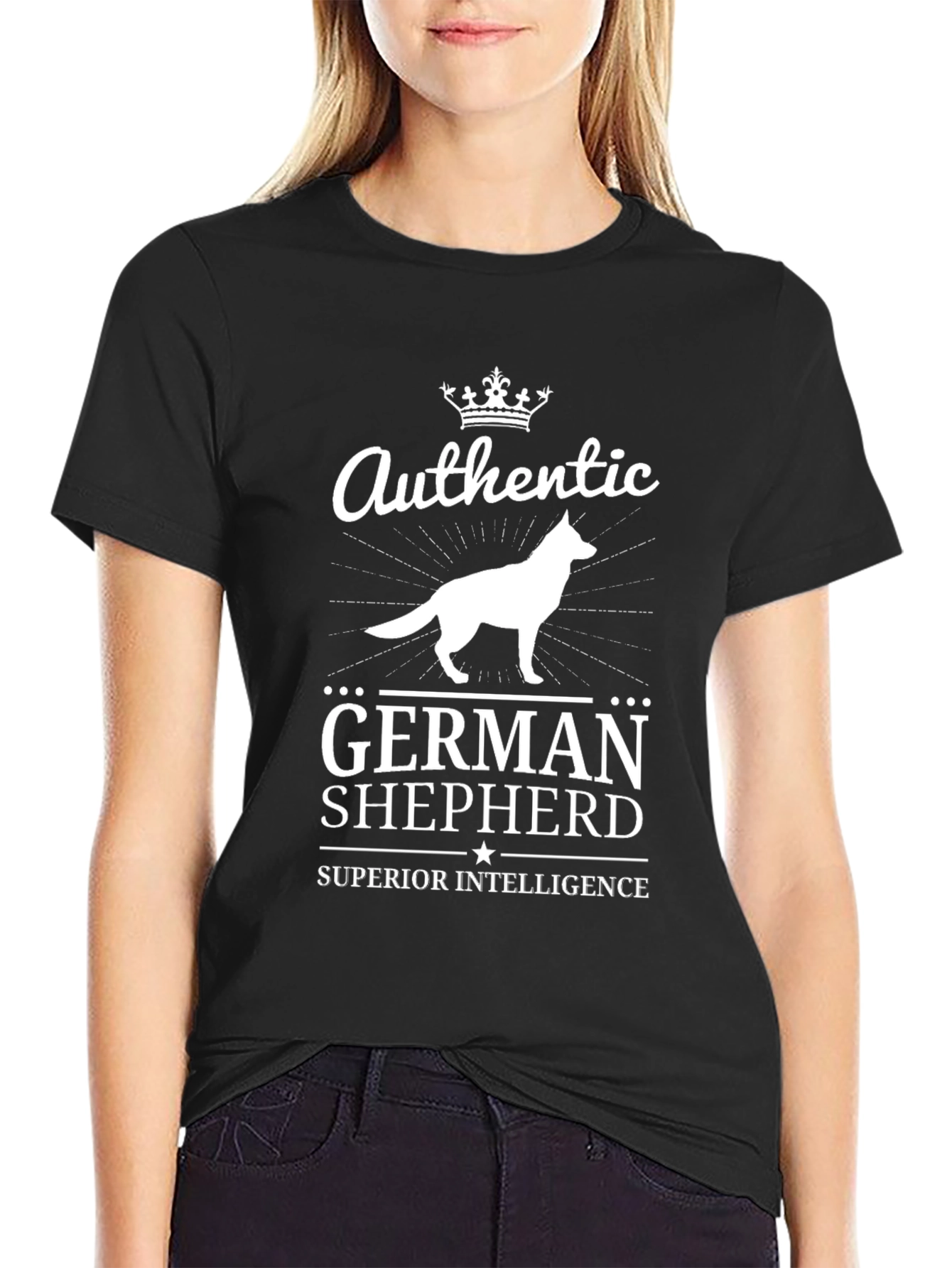 Authentic German Shepherd T-Shirt - Superior Intelligence