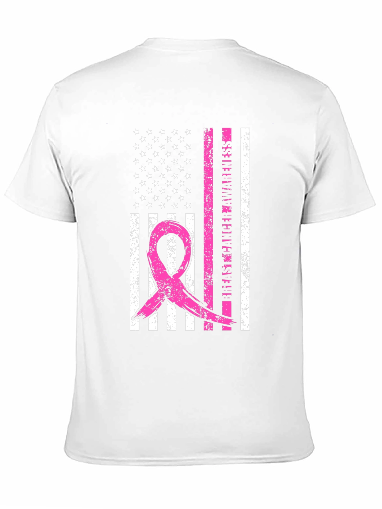 Breast Cancer Awareness Flag T-Shirt