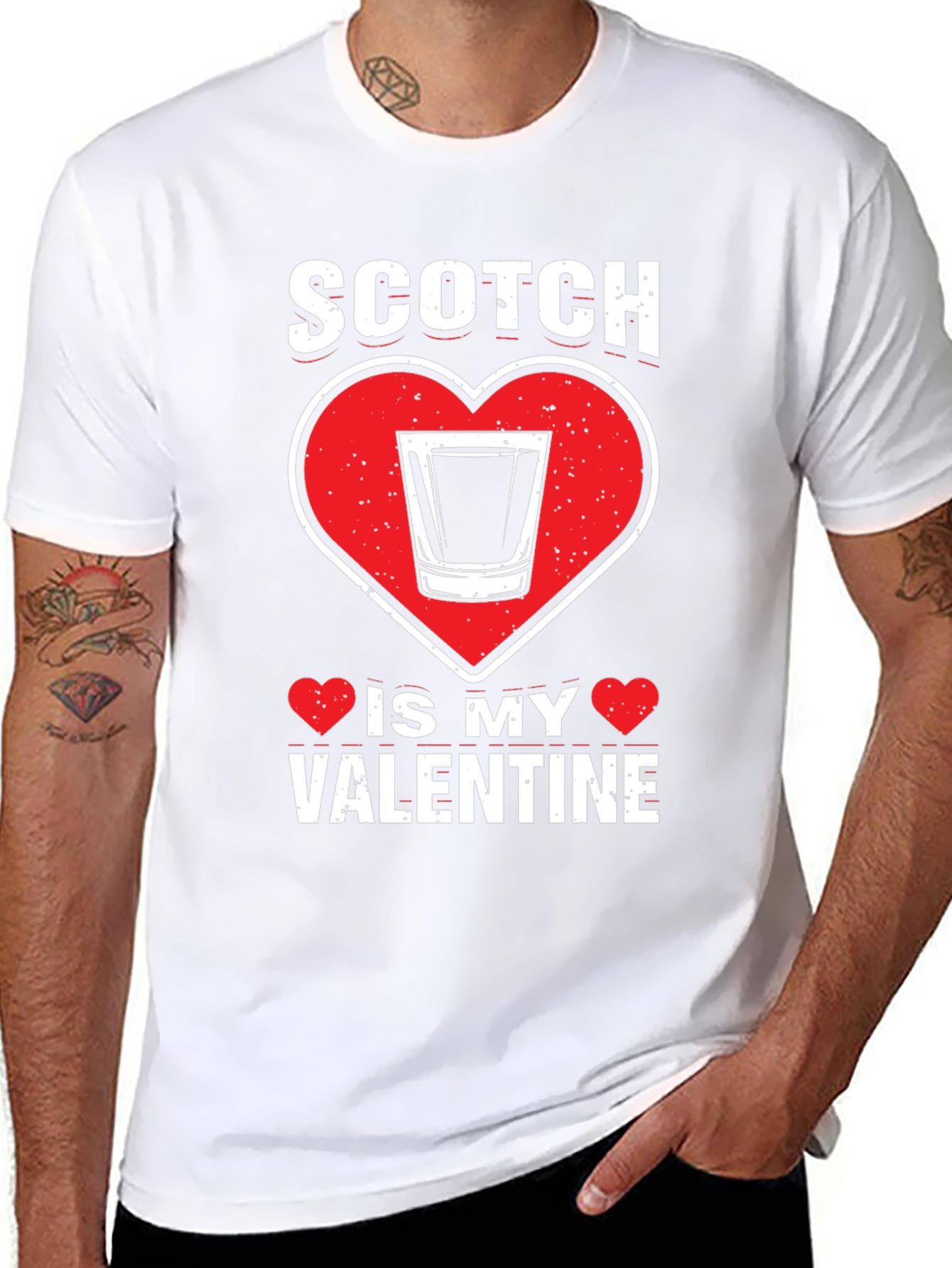 Scotch Valentines Day T-Shirt - Whiskey Lover Gift