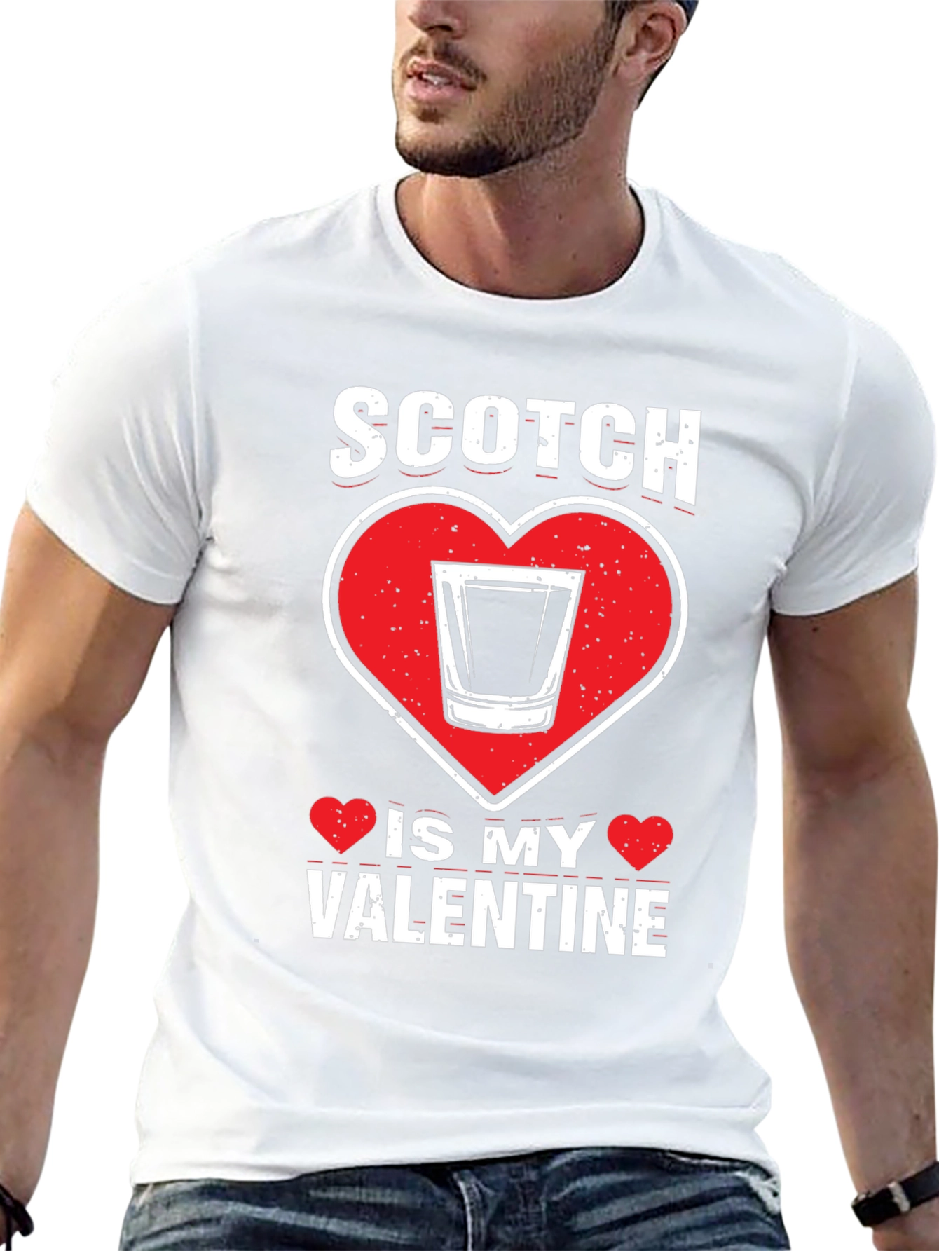 Scotch Valentines Day T-Shirt - Whiskey Lover Gift