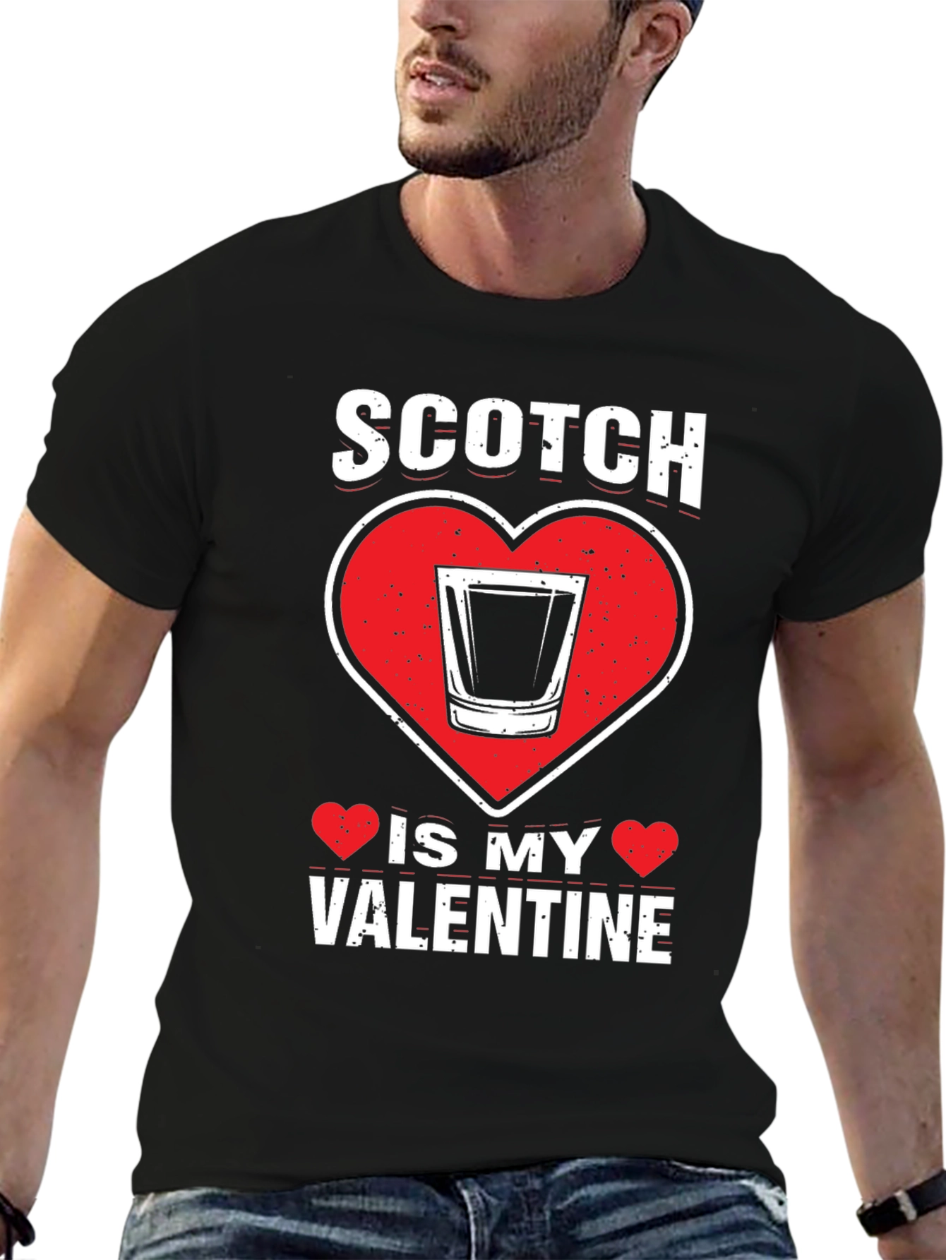 Scotch Valentines Day T-Shirt - Whiskey Lover Gift