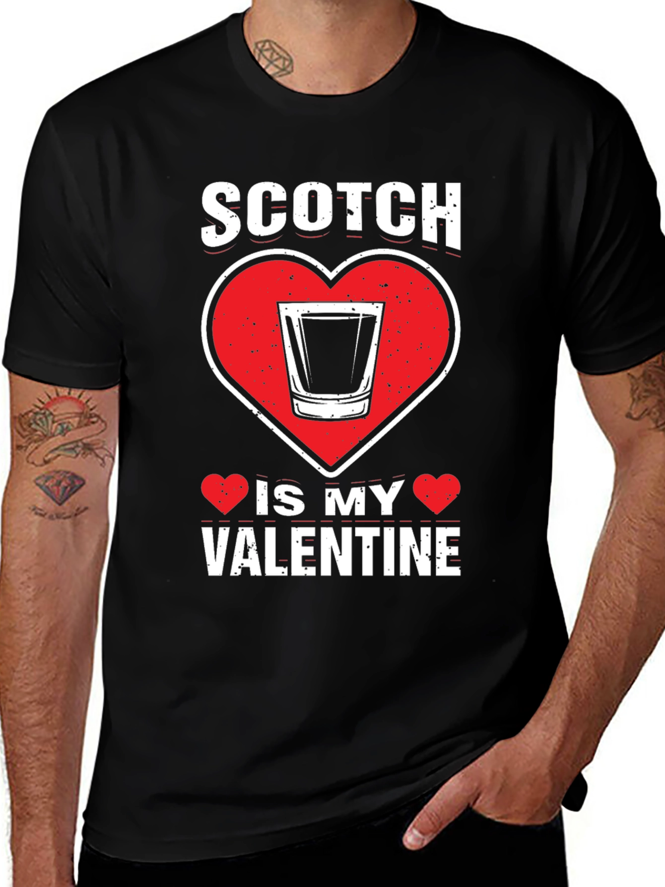 Scotch Valentines Day T-Shirt - Whiskey Lover Gift