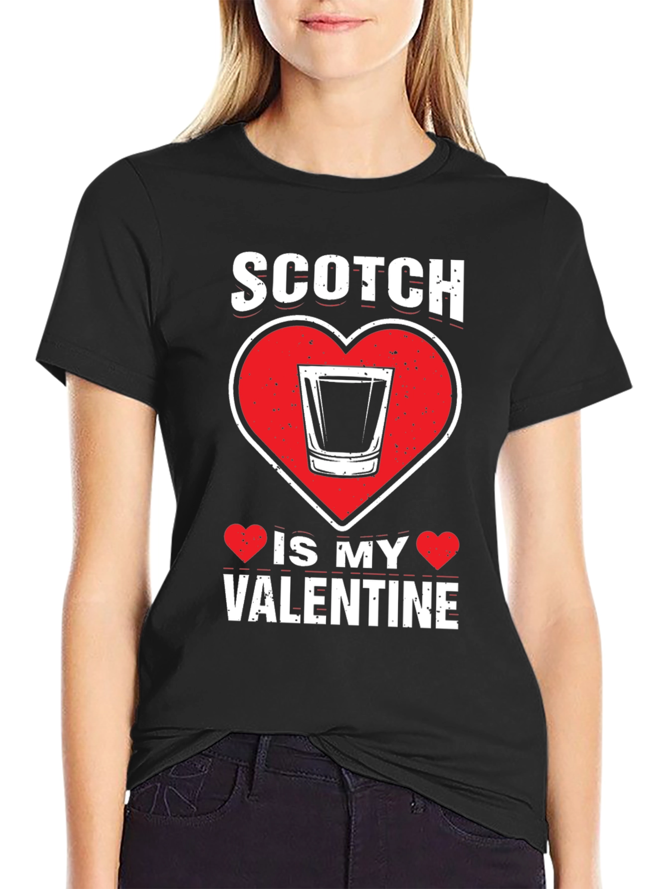 Scotch Valentines Day T-Shirt - Whiskey Lover Gift