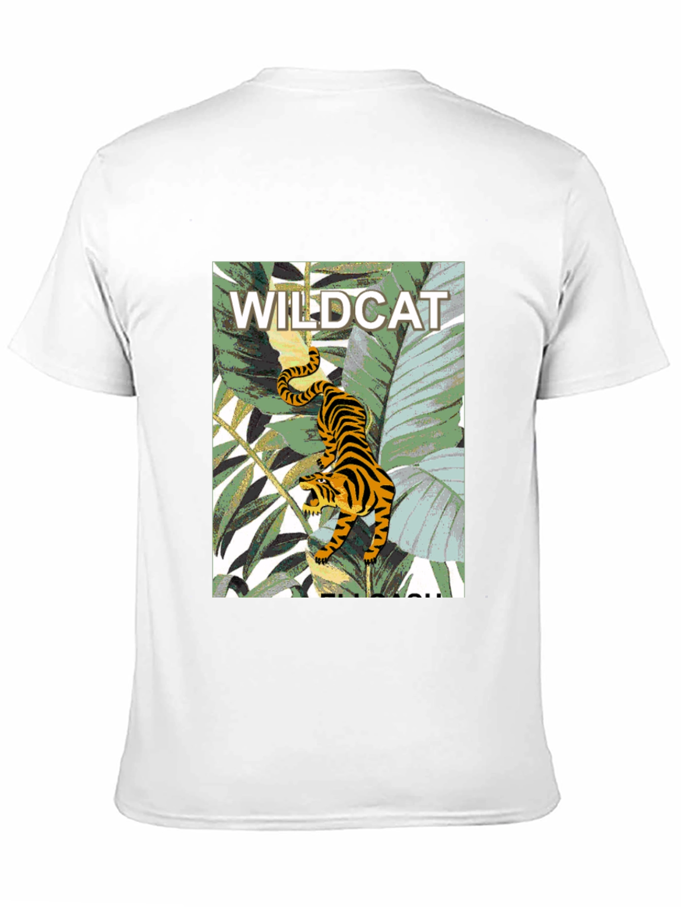 Wildcat Jungle Graphic Tee - Mens Black T-Shirt