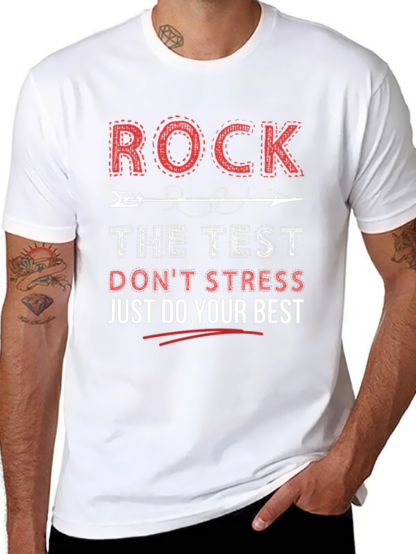 Rock The Test Motivational T-Shirt