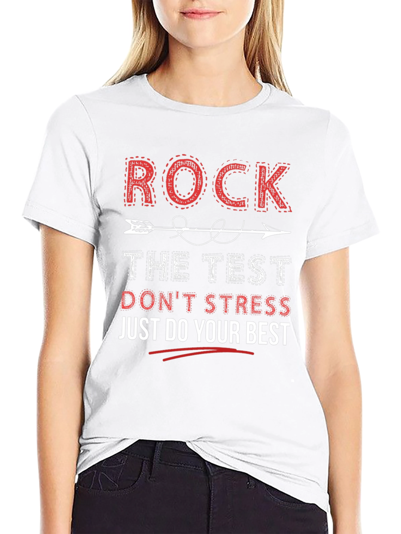Rock The Test Motivational T-Shirt