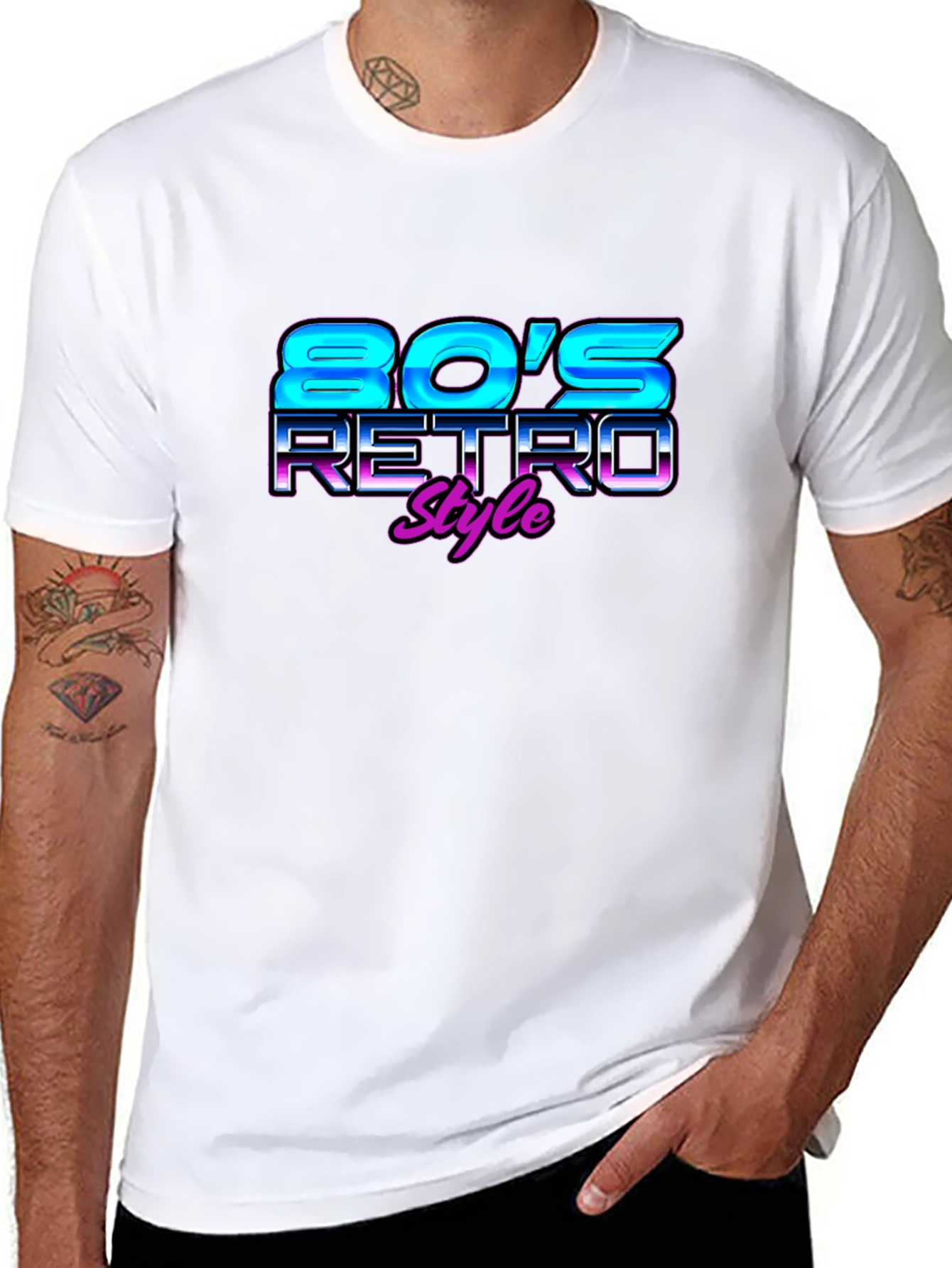 80s Retro Style Graphic T-Shirt