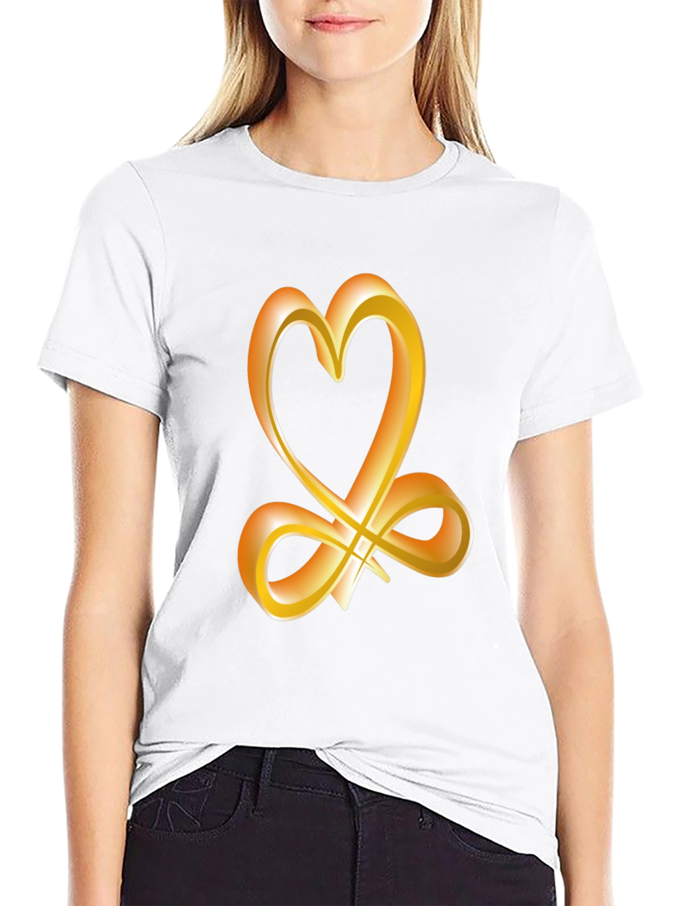 Heart Infinity Symbol Graphic Tee