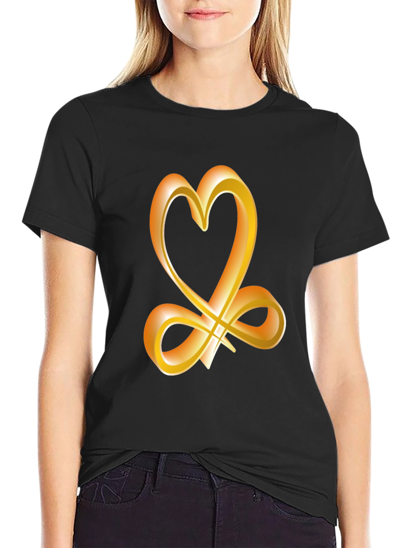 Heart Infinity Symbol Graphic Tee