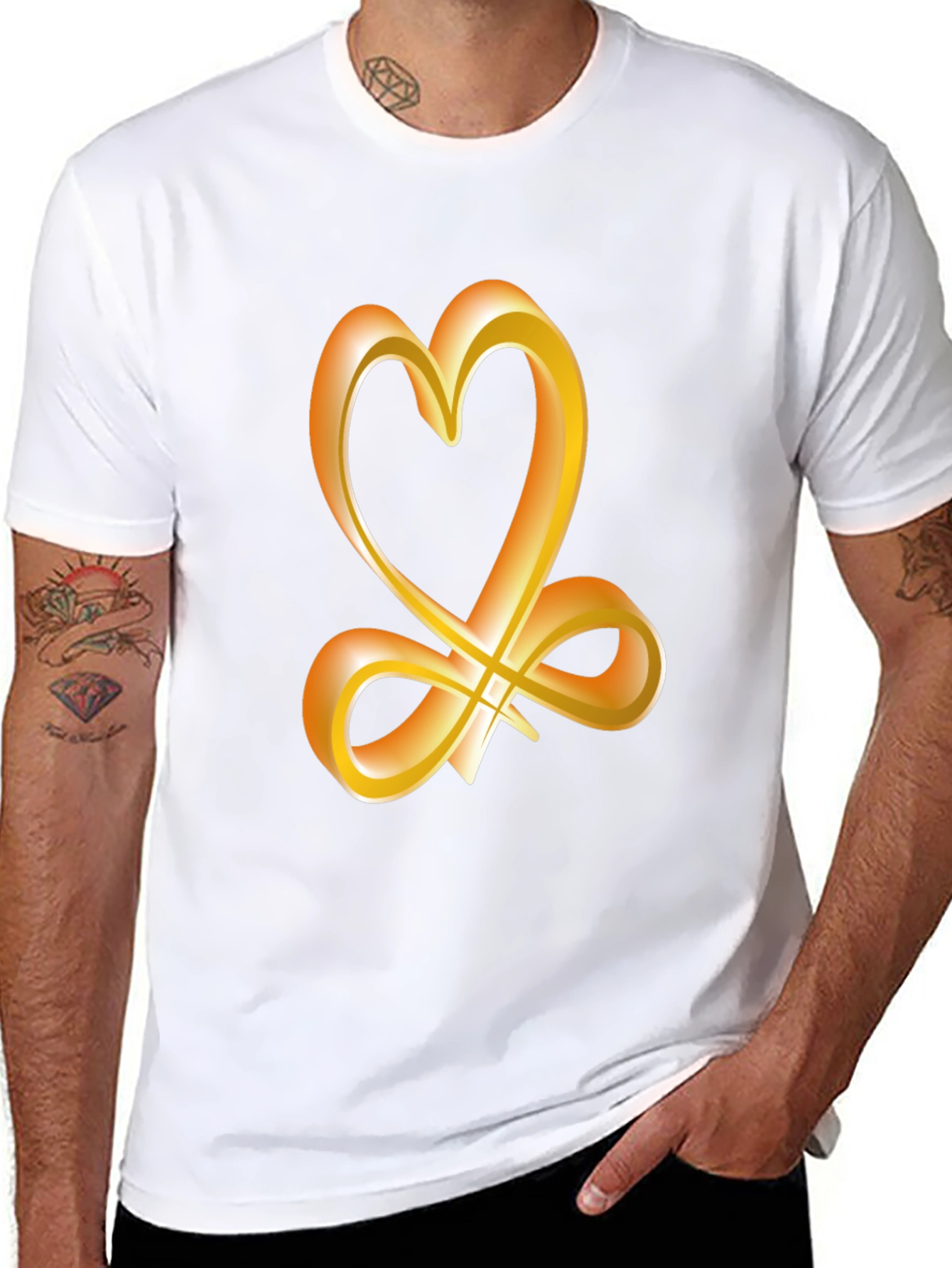 Heart Infinity Symbol Graphic Tee