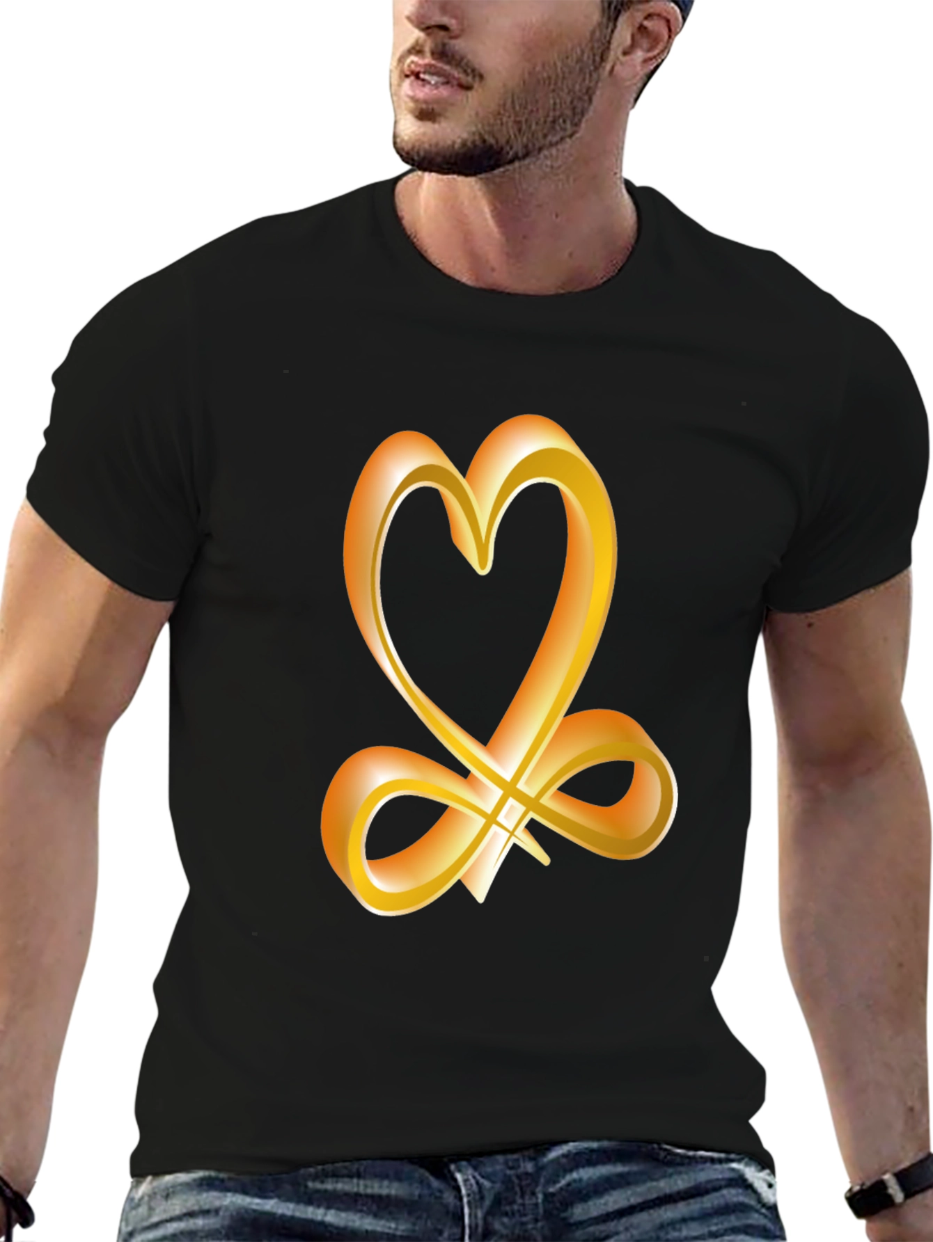 Heart Infinity Symbol Graphic Tee